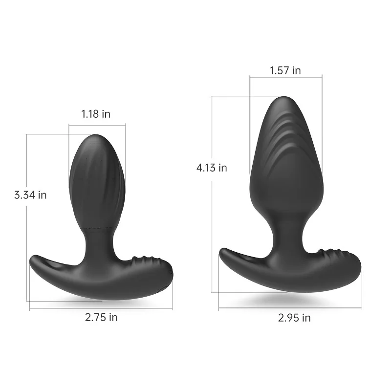Vibromasseur plug anal télécommandé sans fil pour hommes et femmes, massage de la prostate, vibromasseur plug anal, jouet sexuel, clitoris, vagin, épais