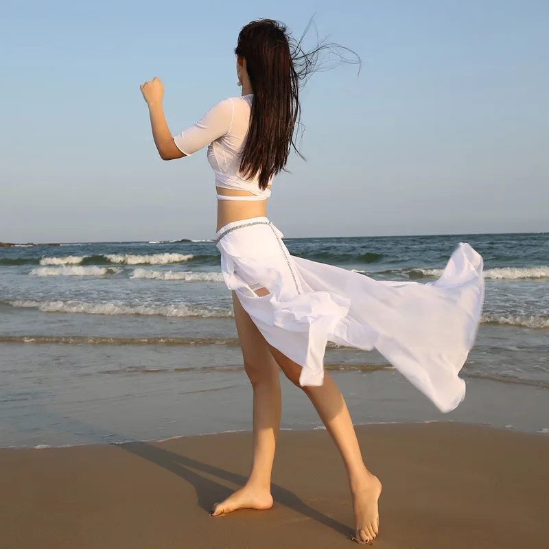 Spódnica do tańca brzucha Tancerka Taniec brzucha Zestaw do tańca orientalnego Kostium do tańca brzucha Kostium do tańca brzucha Swing Spódnica do tańca