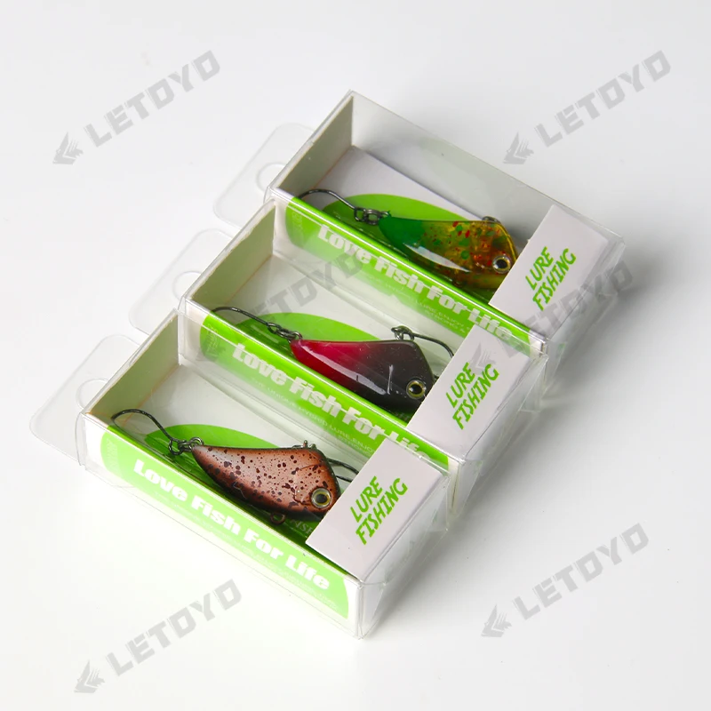 LETOYO Rapid Sinking VIB 3.8g 7.3g Kunstmatige Harde Aas Onderwater Snelle Trillingen Lokken Wobblers Voor Baars Bass Vissen lokt