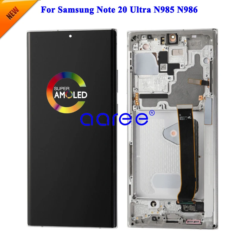 6.67\' OLED LCD For Samsung Note 20 Ultra For SAMSUNG Note 20 Ultra N985  Disaplay LCD Screen Touch Digitizer Assembly