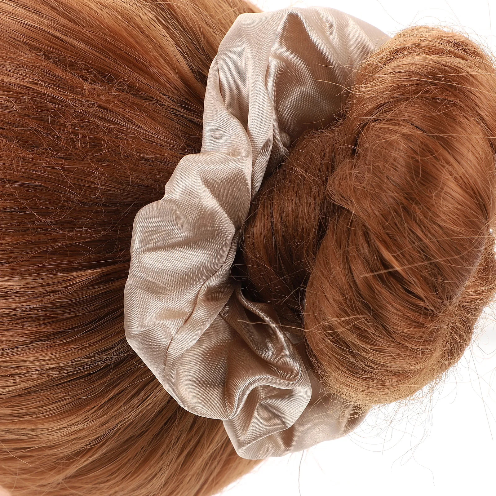 

3Pcs Long Tube Sleeping Hat Reusable Hair Tie Headband Soft Silk Fabric for Night Use Thick Hair Long Tail Cap