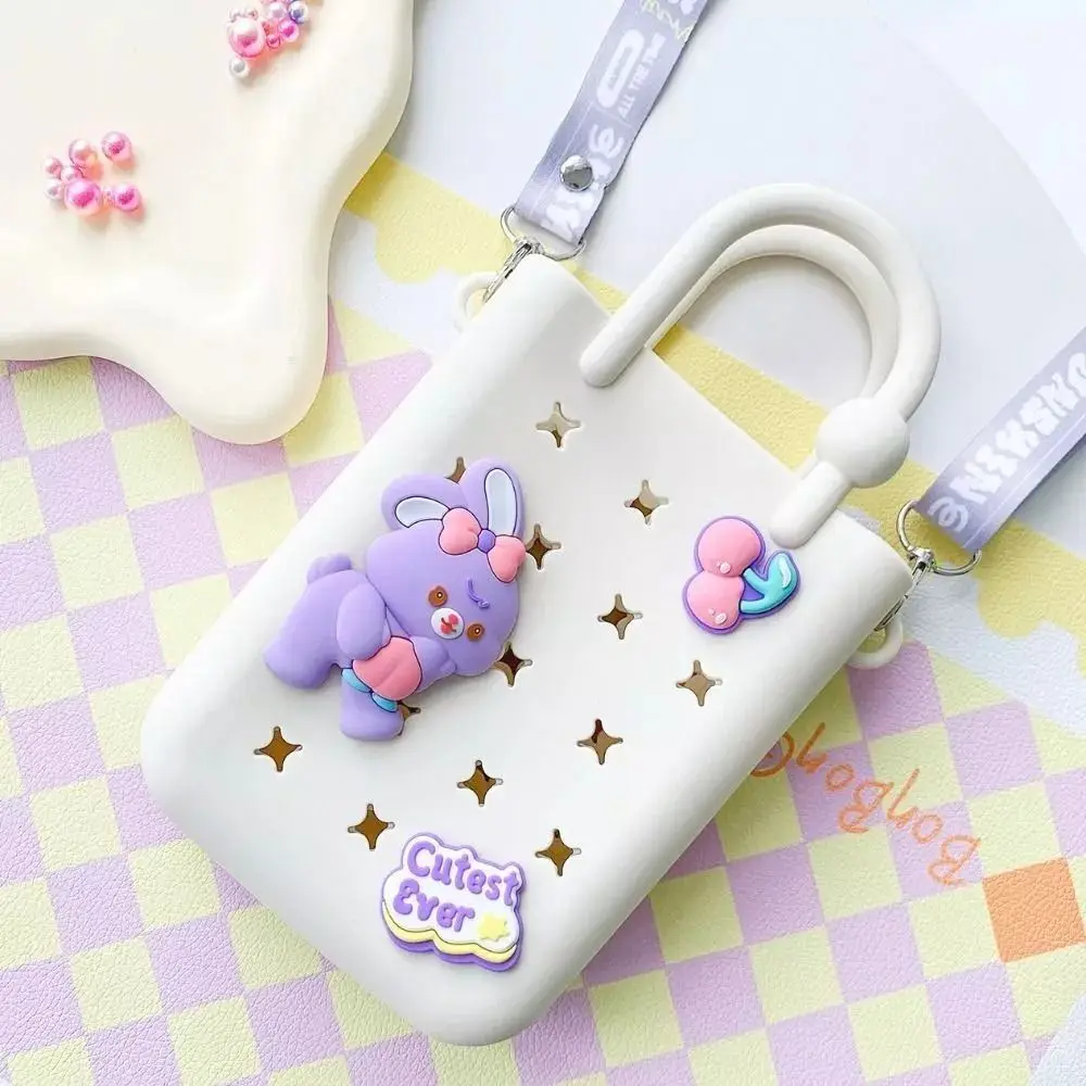 New Mini Children's Handbag Cartoon Cute Handbag with Holes Women DIY Crossbody Bag