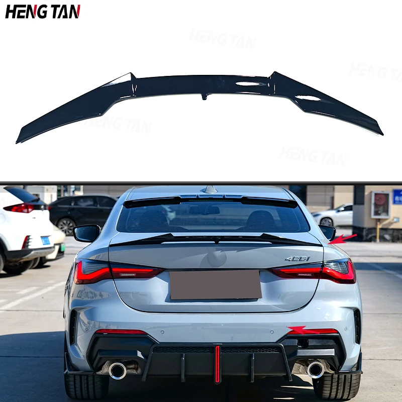 

For BMW 4 Series G22 2-Door 2022+ Car Rear Trunk Spoiler Rear Wing Tail Wing Parts Bodykit Car Accessories