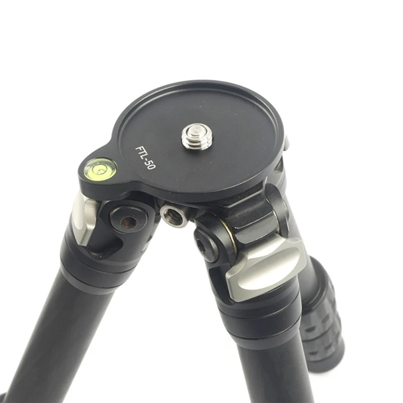 K1AA Tripod Leveling Platform Lampiran 50mm untuk Stabil & Akurat