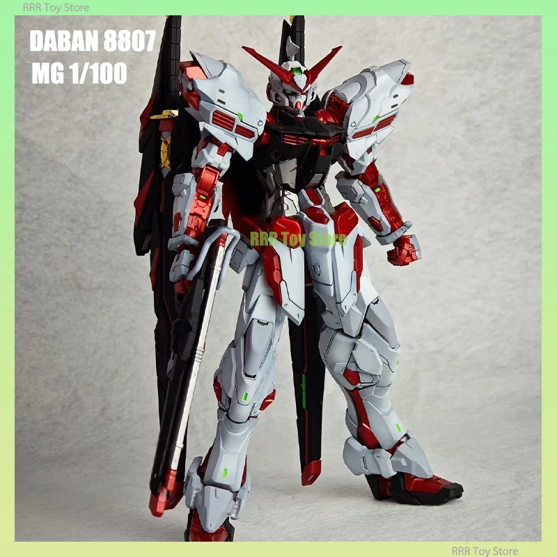 In Stock Daban 8807 MG 1/100 Astray Red Frame Mars Jacket Reprint MBF-P02 Model Kit Assembly Action Figure Robot Plastic Model