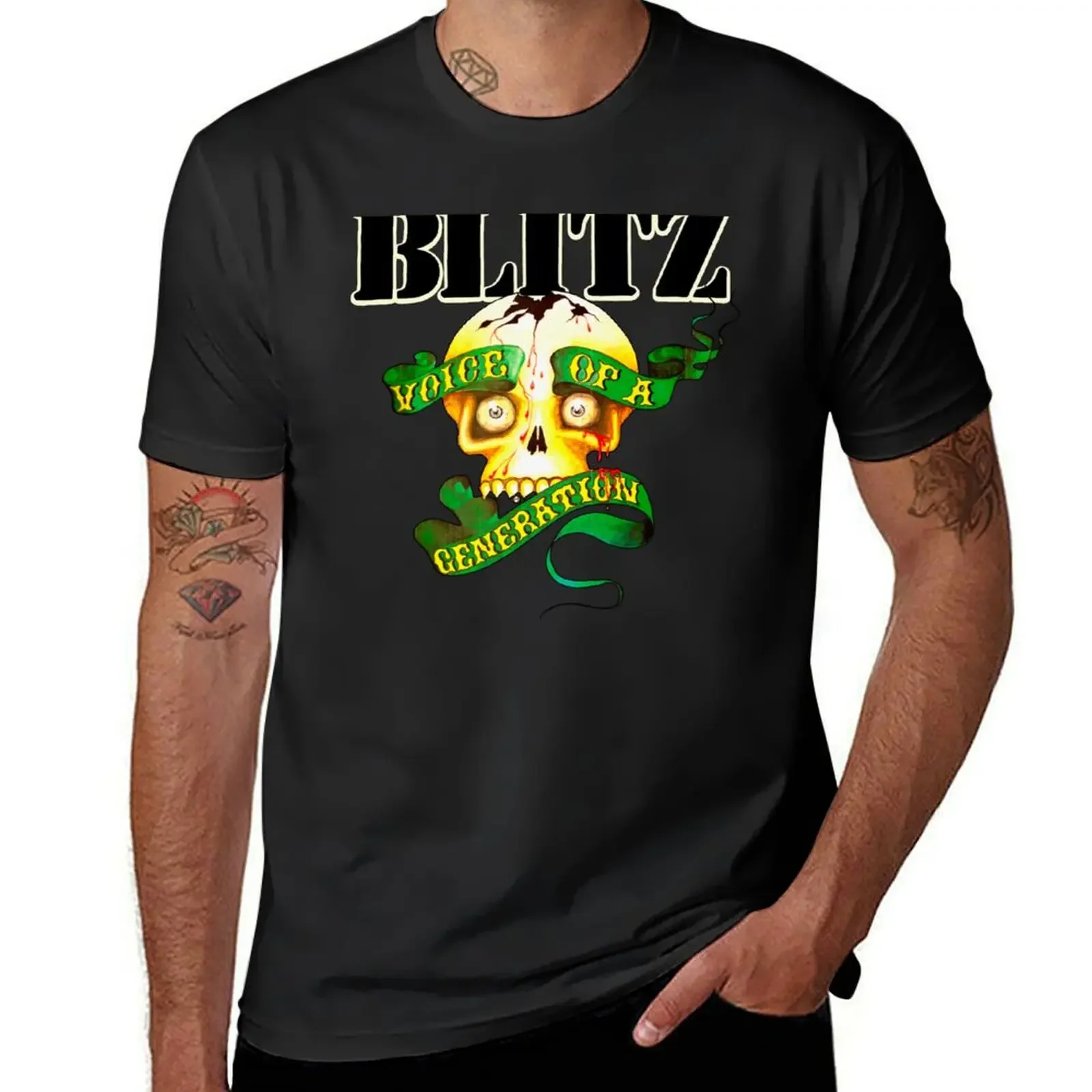 Blitz - Voice Of A Generation T-Shirt plus size tops quick drying mens t shirts top quality