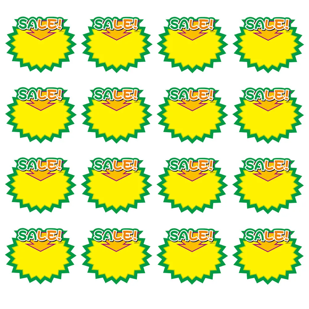 

50Pcs Price Signs Reliable Paper Advertising Tags Shop Retail Sale Market Promotional Commodity Price Labels Advertising Tags