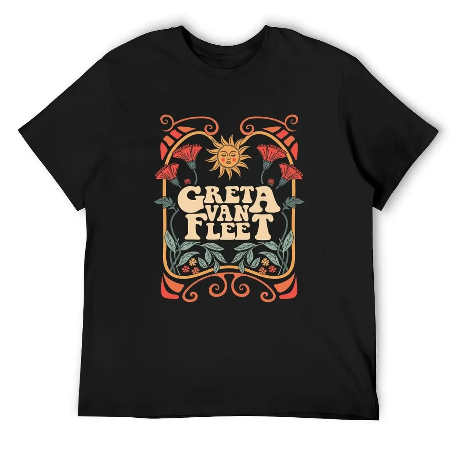 

Iris Greta 1 Greta Van Fleet Shirt Retro Musical Van Fleet Rock Band Boho Vintage Musician Retro Van Fleet T-Shirt