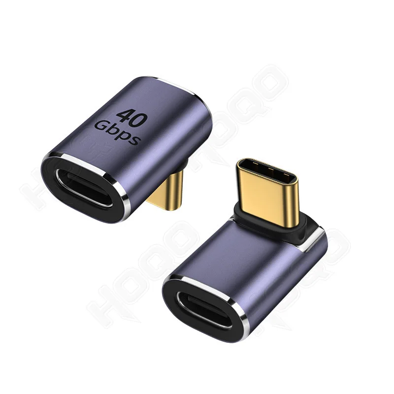 USB C 타입 비디오 전송 어댑터, 썬더볼트 3 변환 어댑터, 100W 고속 충전 지원, 40G 전송, 8k