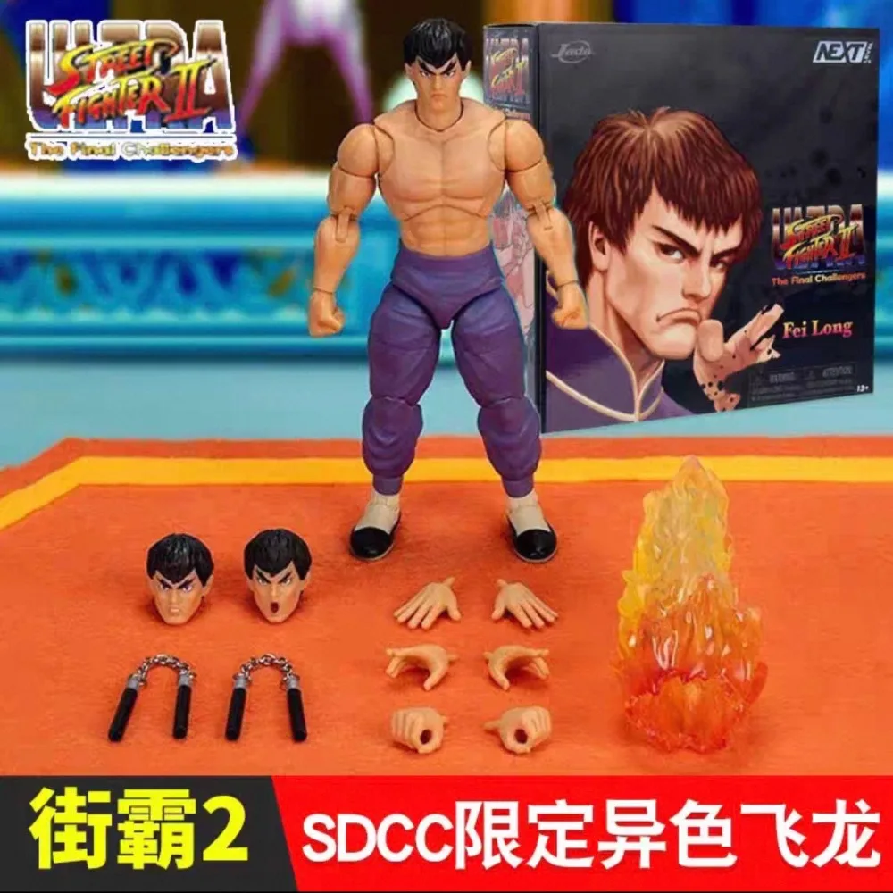 En Stock, Figura de Acción de 6 Pulgadas de Fei Long de Ultra Street Fighter II de Jada Toys, Modelo de Personaje del Juego Street Fighter, Juguetes para Regalos de Fans