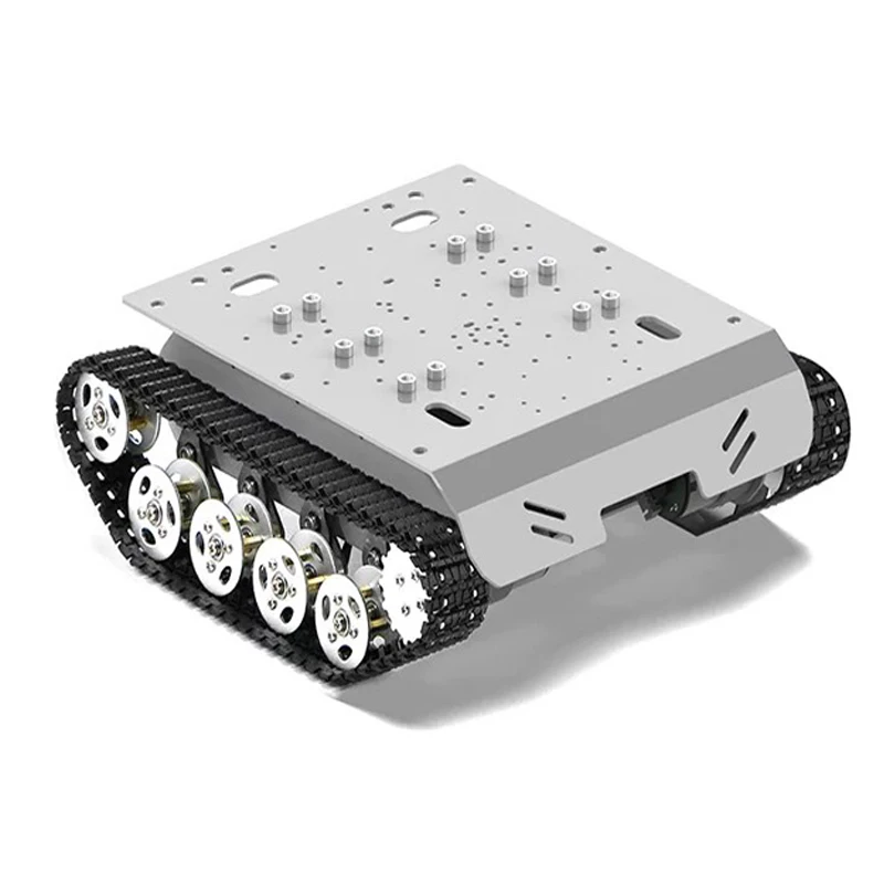 8kg de carga rc tanque choque absorver carro rastreado com codificador chassi do motor veículo para arduino raspberry pi kit diy robô programável