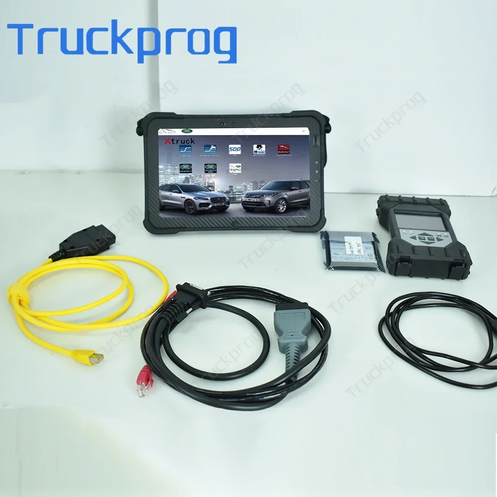 For JLR DoiP VCI Pathfinder Interface diagnostic scanner ForJag-uar LandRover car diagnostic tool+Xplore Tablet