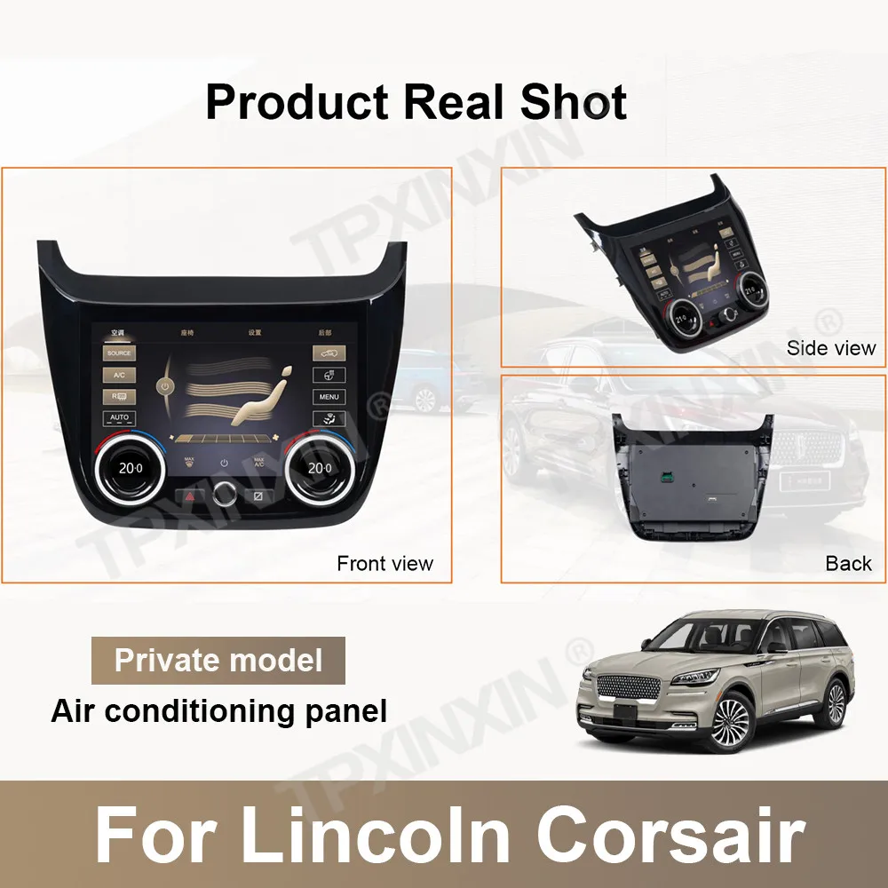 

Панель переменного тока для Lincoln Corsair 2020 2021 2022, автомобильный 9-дюймовый ЖК-экран для кондиционирования воздуха, сенсорное управление, Plug and Play, оригинальный интерфейс