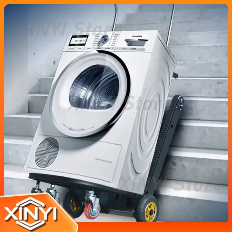 Electric Stair Climber Trolley for Moving Furniture Appliances Heavy Goods Silent Foldable Fully Automatic Track Type Stair
