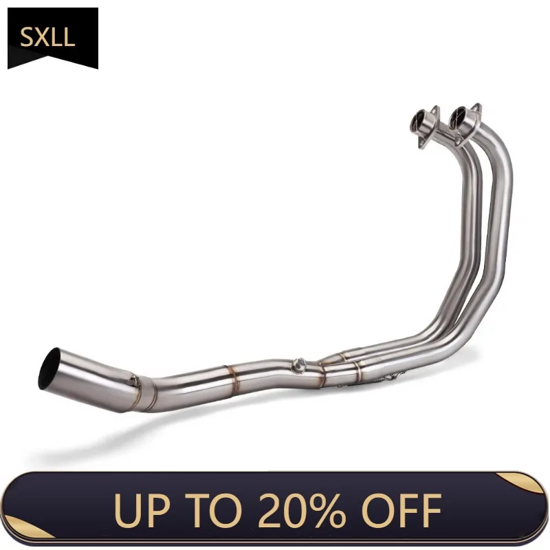 

SXLL YZF R3 R25 MT03 2015-2024 Exhaust Modification Motorcycle Front Connection Pipe Racing Performance Tube 51mm Interface Esca