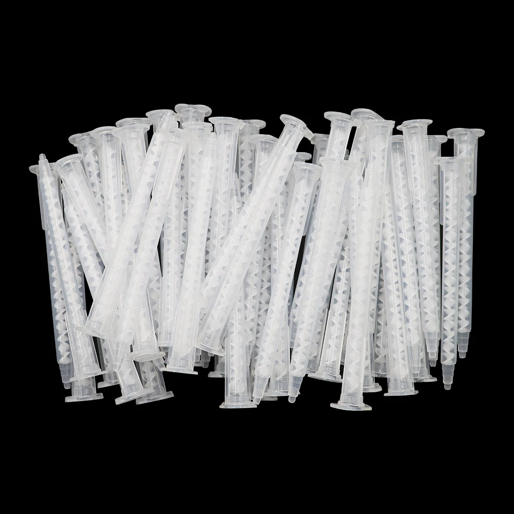 250pcs Epoxy Mixing Nozzle Static Mixing Tube MA5.4-17S Mixing Nozzle for Two-component Adhensive Gun