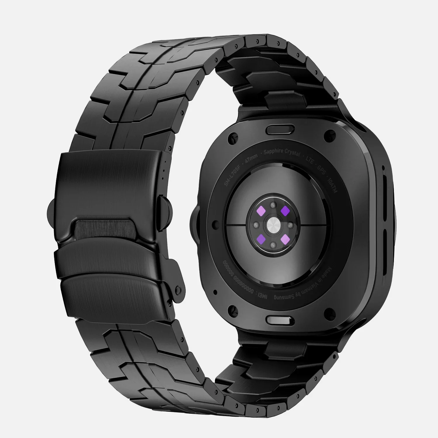 No Gap Loop Strap for Samsung Watch Ultra 2025 Titanium Alloy Bracelet for GALAXY WATCH Ultra 47MM ultra Curved End Metal Band