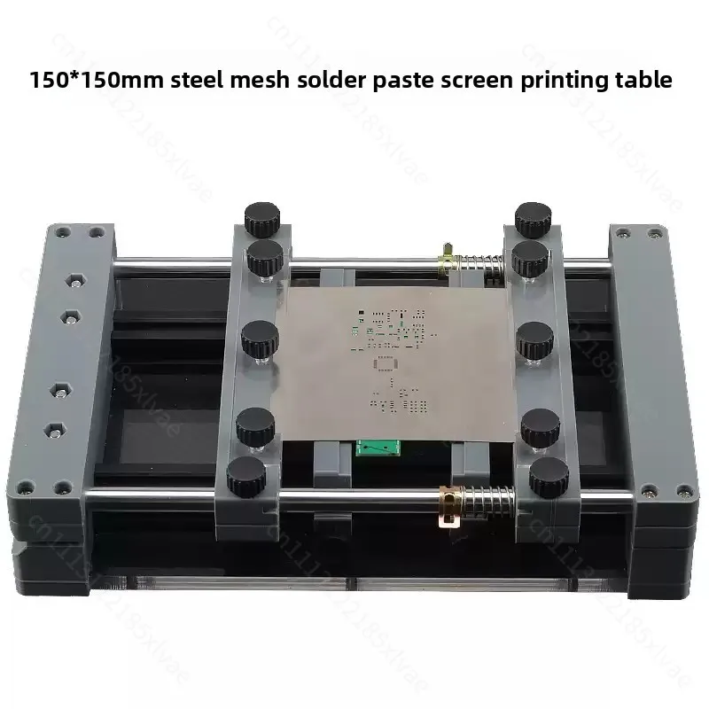 For Compact Desktop Manual Solder Paste Screen Printer, PCB Stencil Printing Table for Circuit Board Solder Coating Work