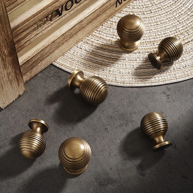 Nordic Solid Brass Knobs and Handles for Drawers Hardware Fitting Handles for Cabinets and Drawers Dresser Shoe Cabinets Pulls