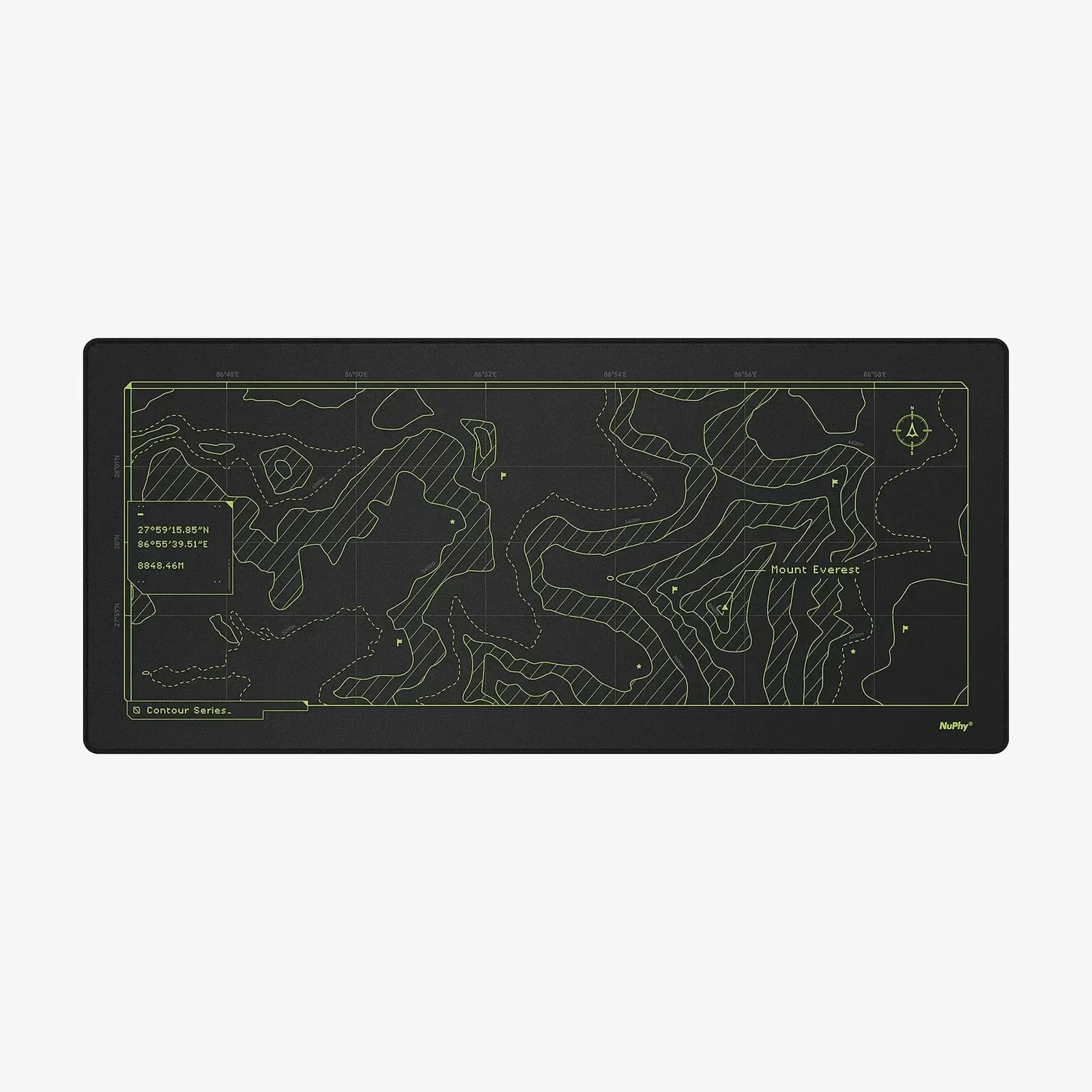 NuPhy Contours Deskmat Mouse Pad Extra Large Desk Mat Office Desktop Wrist Pad Gaming PC Accessories