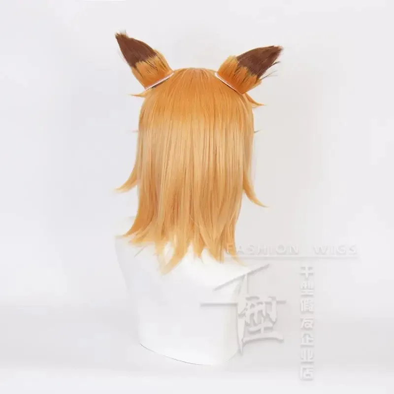 2025 yiyi Anime Sewayaki Kitsune No -San Senko Cosplay Wig Orange Gradation Hair Heat Resistant Synthetic Halloween Party P