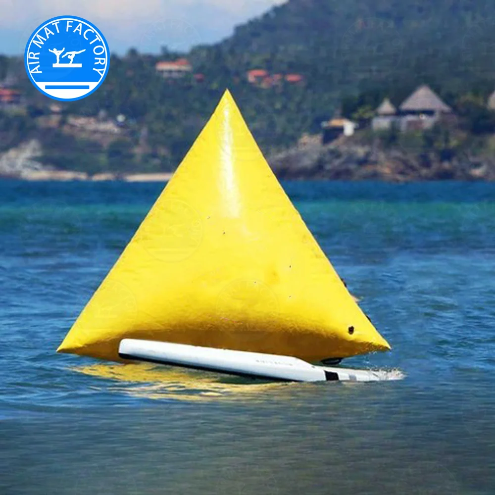 Inflatable Triangular Floating - Swim Buoy Open Water review and price