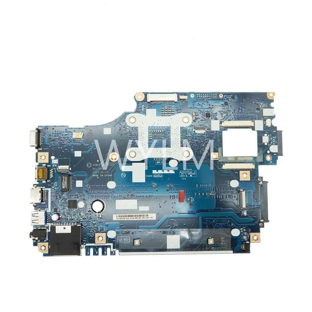 V5WE2 LA-9532P i5-4200U CPU Laptop Motherboard For Acer Aspire E1-532 E1-532P E1-572G TMP255-M Mainboard Test