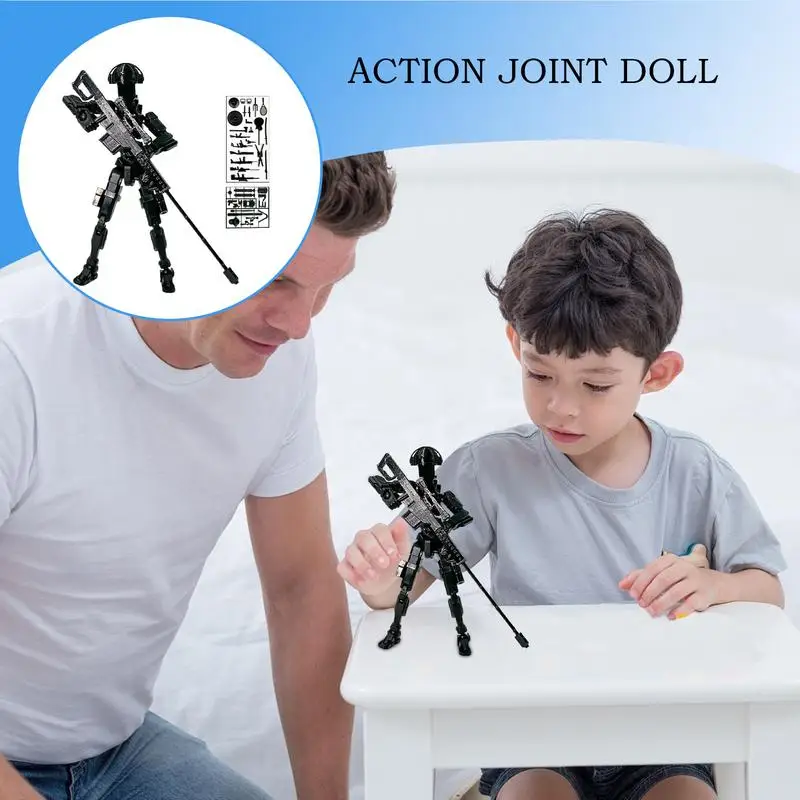 

For General Moving Toy Multi-ed Action Figure Desktop Mechanical Ed Craft Artistic Decoration For Adults Kids Teen Friends