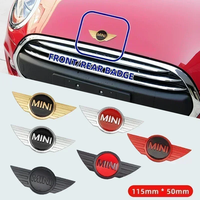 

Металлическая эмблема для автомобиля, задняя/передняя наклейка-значок, внешнее украшение для BMW Mini Cooper Countryman F54 F55 F56 F57 F60, аксессуары