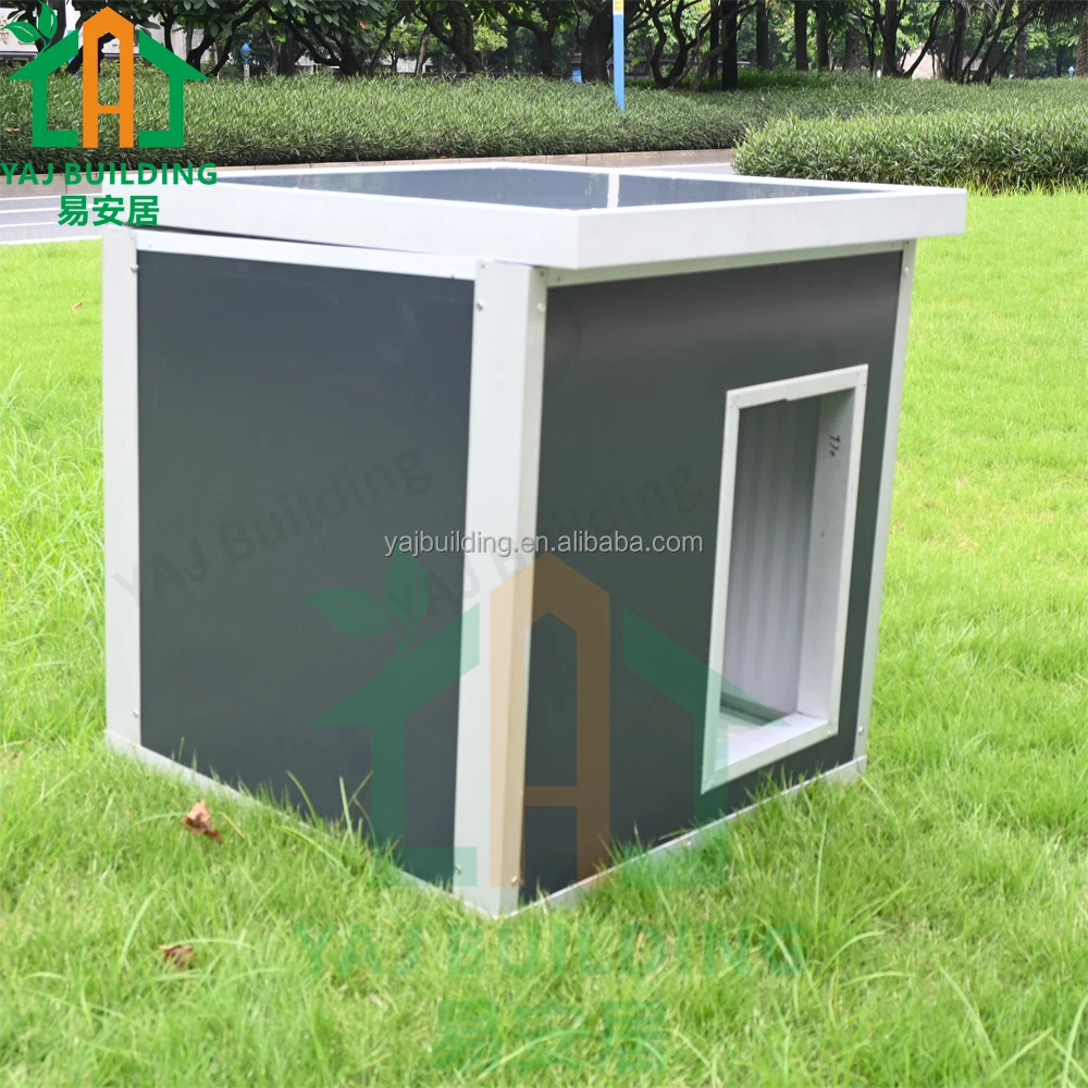 

Easy Clean Outside Dog Kennel for Sale Waterproof Sandwich Panels Luxury Dog House Product Small Home Pet Cage Outdoor Dog House