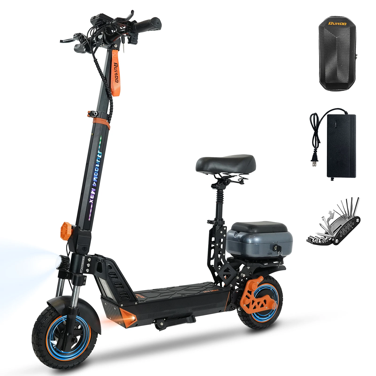 

Электросамокат M4max с двигателем 1000 Вт для взрослых, аккумулятор 48В 20.8Ач, складной городской электросамокат