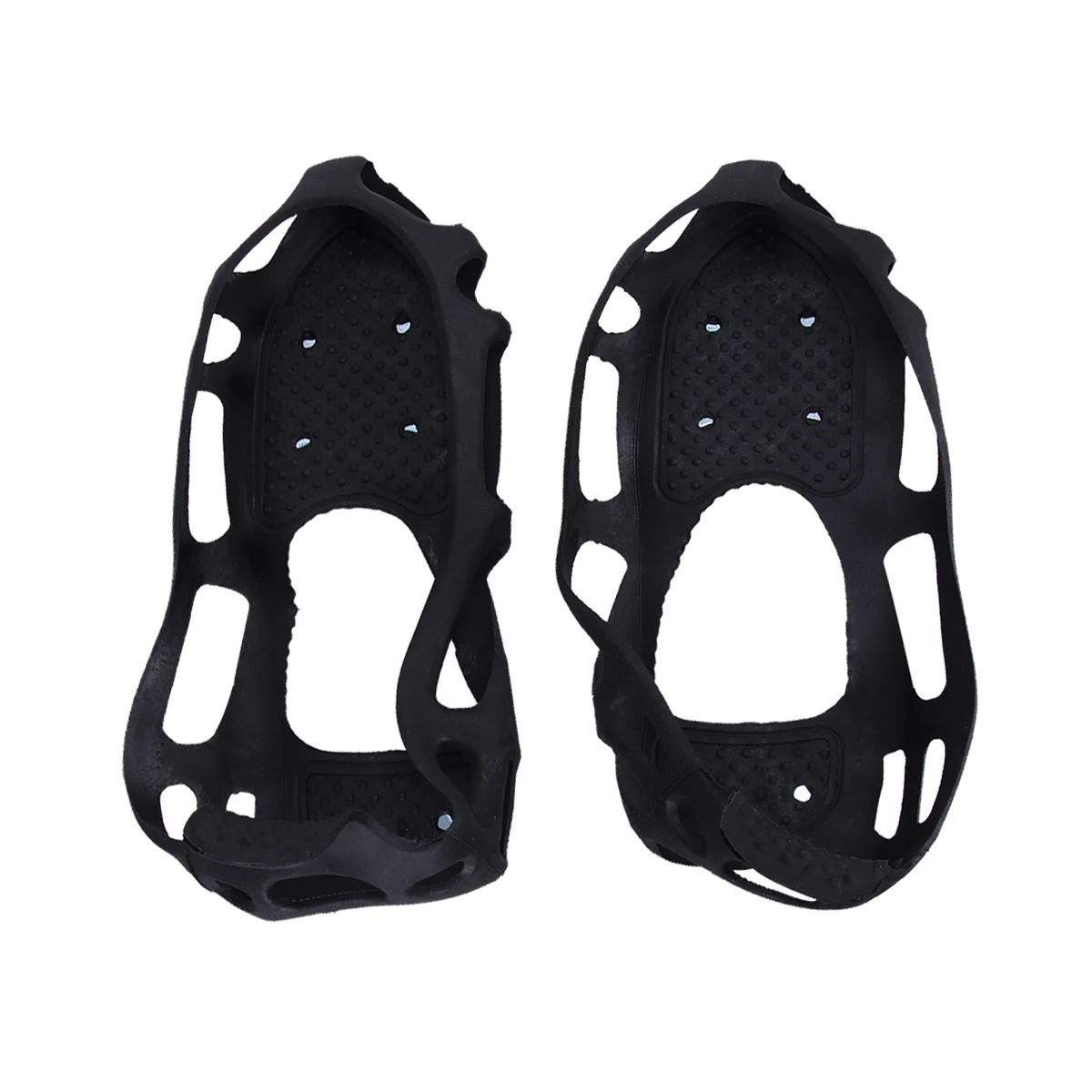 

1 Pair Anti-Slip Shoe Covers Ice Crampons Snowfield Cleats Climbing Overshoes Durable Spikes Hiking Ice Fishing Winter Traction