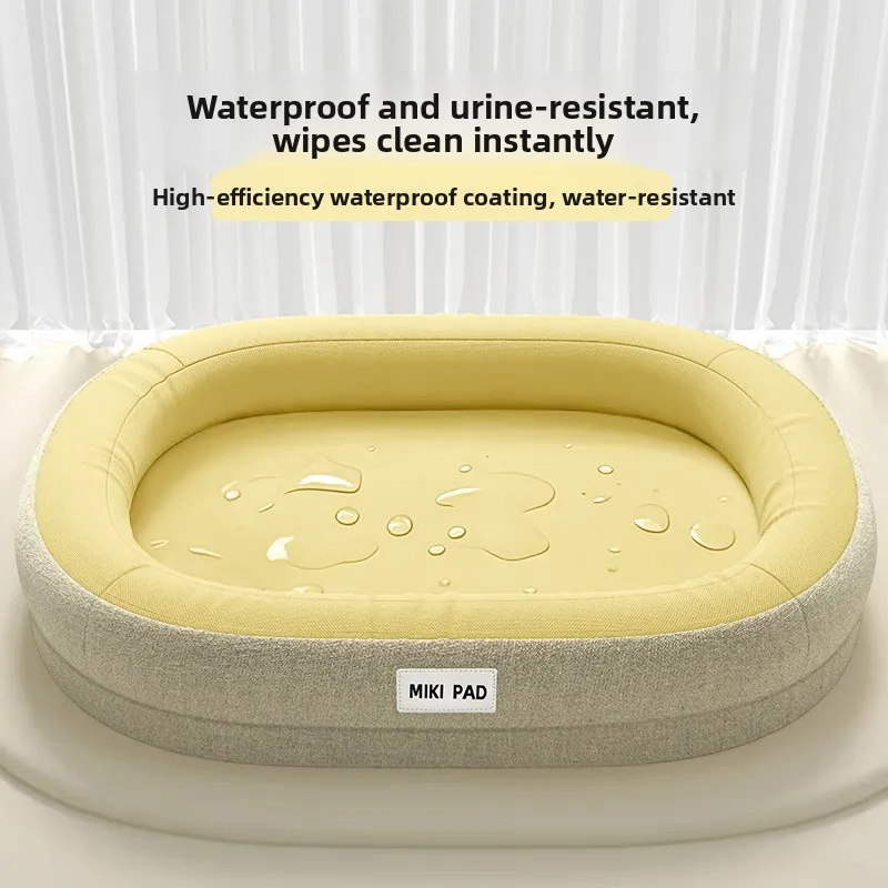 

Новая водонепроницаемая лежанка для собак: износостойкий коврик для средних и мелких пород, универсальный, съемный, моющийся, всесезонный, летний домик-гнездо