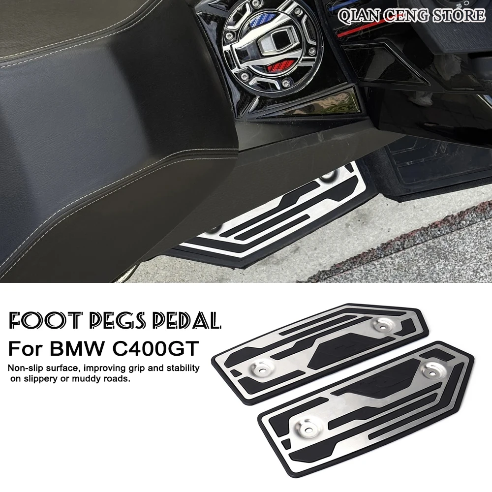 

Подножки для мотоцикла, комплекты педалей, подножка для BMW C400X C400GT C400 GT C 400 GT 2025, подставки для ног, резиновая подставка для ног