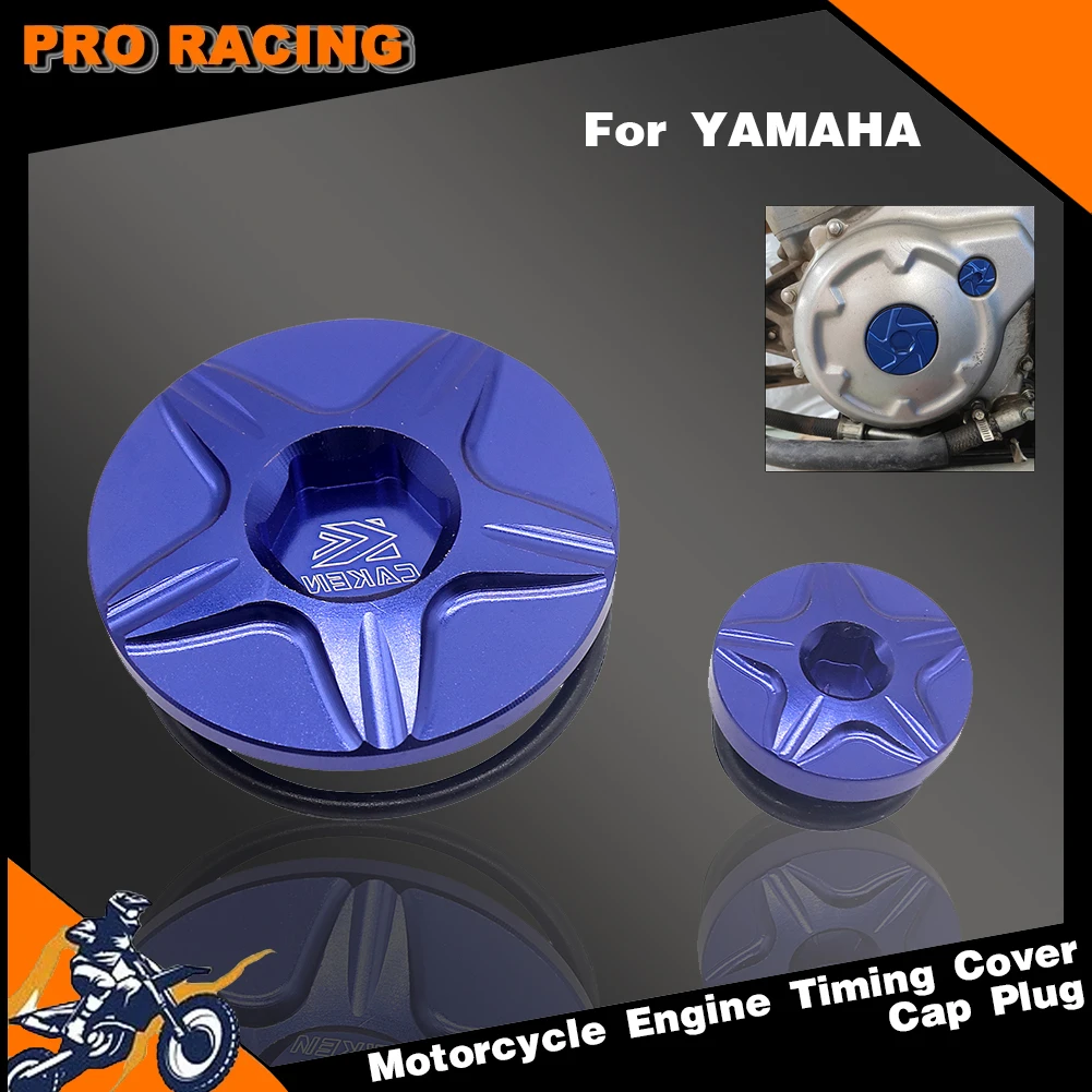 Motorcycle Engine Timing Cover Cap Plug For Yamaha TTR90 TTR50E TTR125E/LE TTR250 TTR230 TTR225 TTR125L Serow XT225 Engine