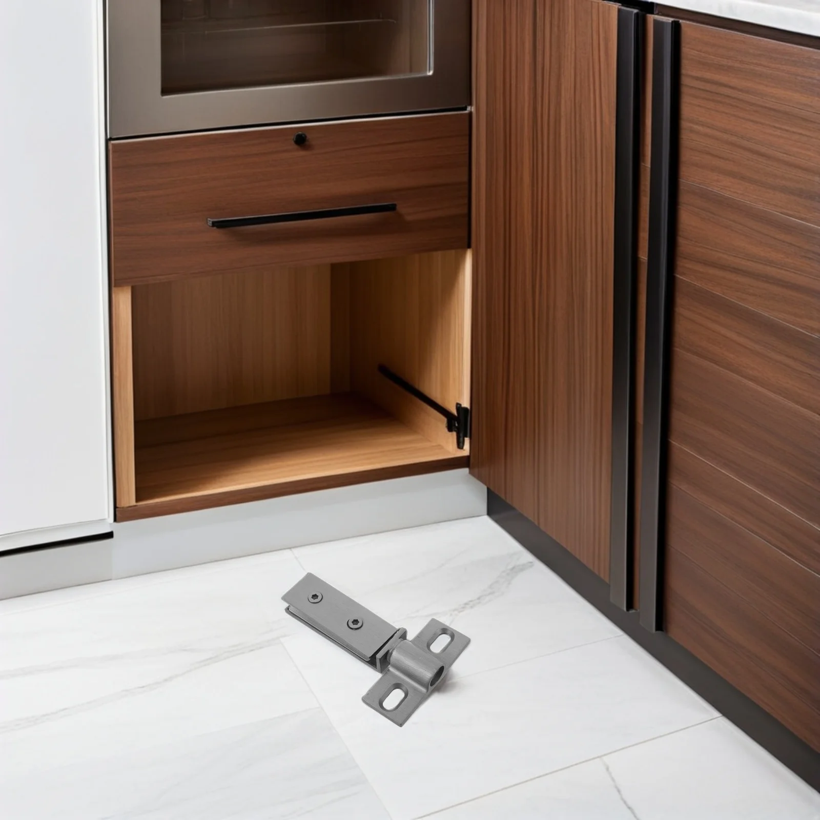 

Double Hole Square Stainless Steel Pivot Hinge Heavy Duty Glass Shower Door Hardware Replacement for Bathroom Shower Glass Hinge