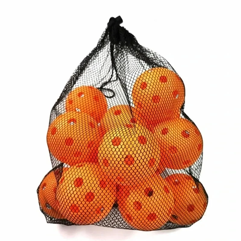 Raquete de Pickleball Indoor com 26 Furos, Bola Plástica Oca com Fluxo de Ar