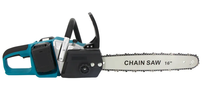 electric chain saw 16 inch double battery rechargeable chainsaw electric saws wood saw Makita battery Keuhz