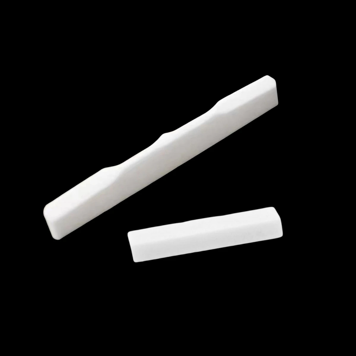 Ukulele Guitar Bone Accessories Nut Accessory Bone Guitar String Bridge Saddle Nut Set Slotted for 4 String Ukulele