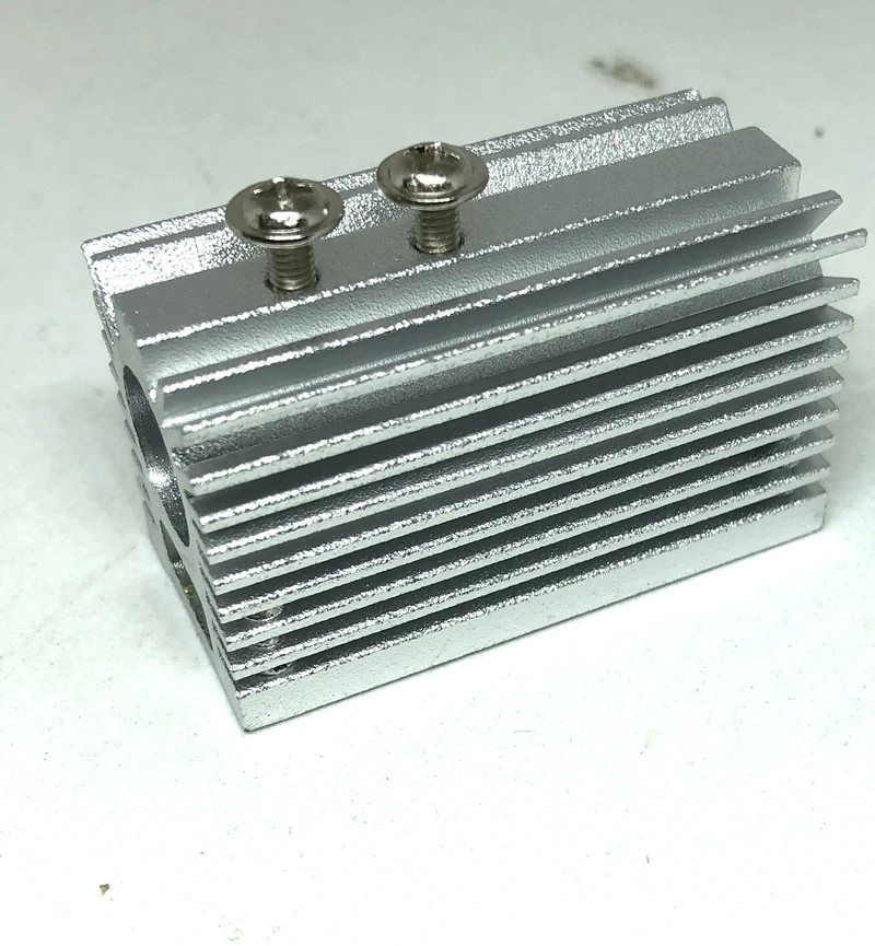 12Mm Blauw Groen Rood Ir Laser Module Pointer Koeling Heatsink Houder Beugel Zilver