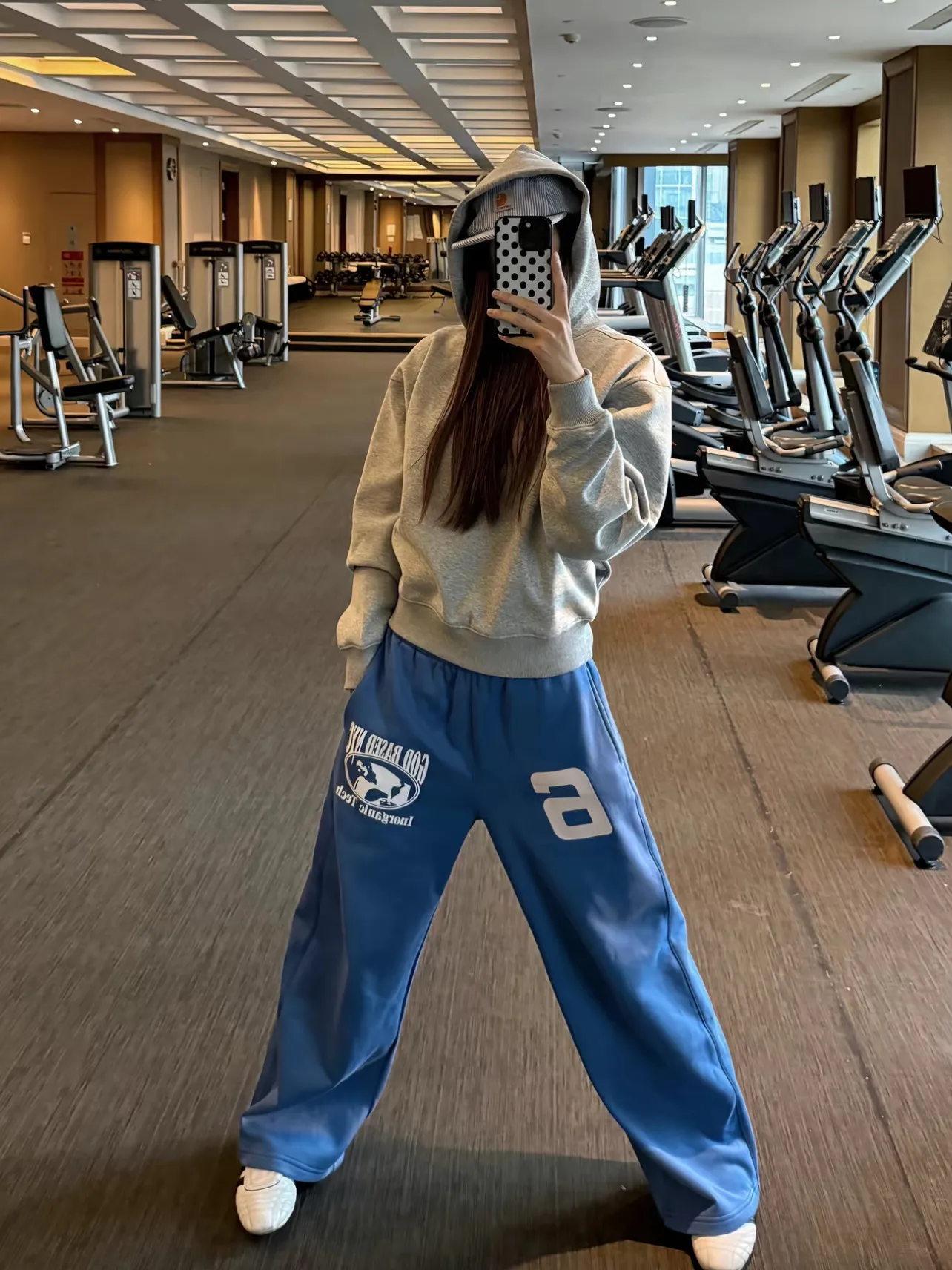 

Американские ретро-брюки с принтом в стиле кэжуал, широкие штаны для уличных танцев, свободные спортивные штаны для фитнеса