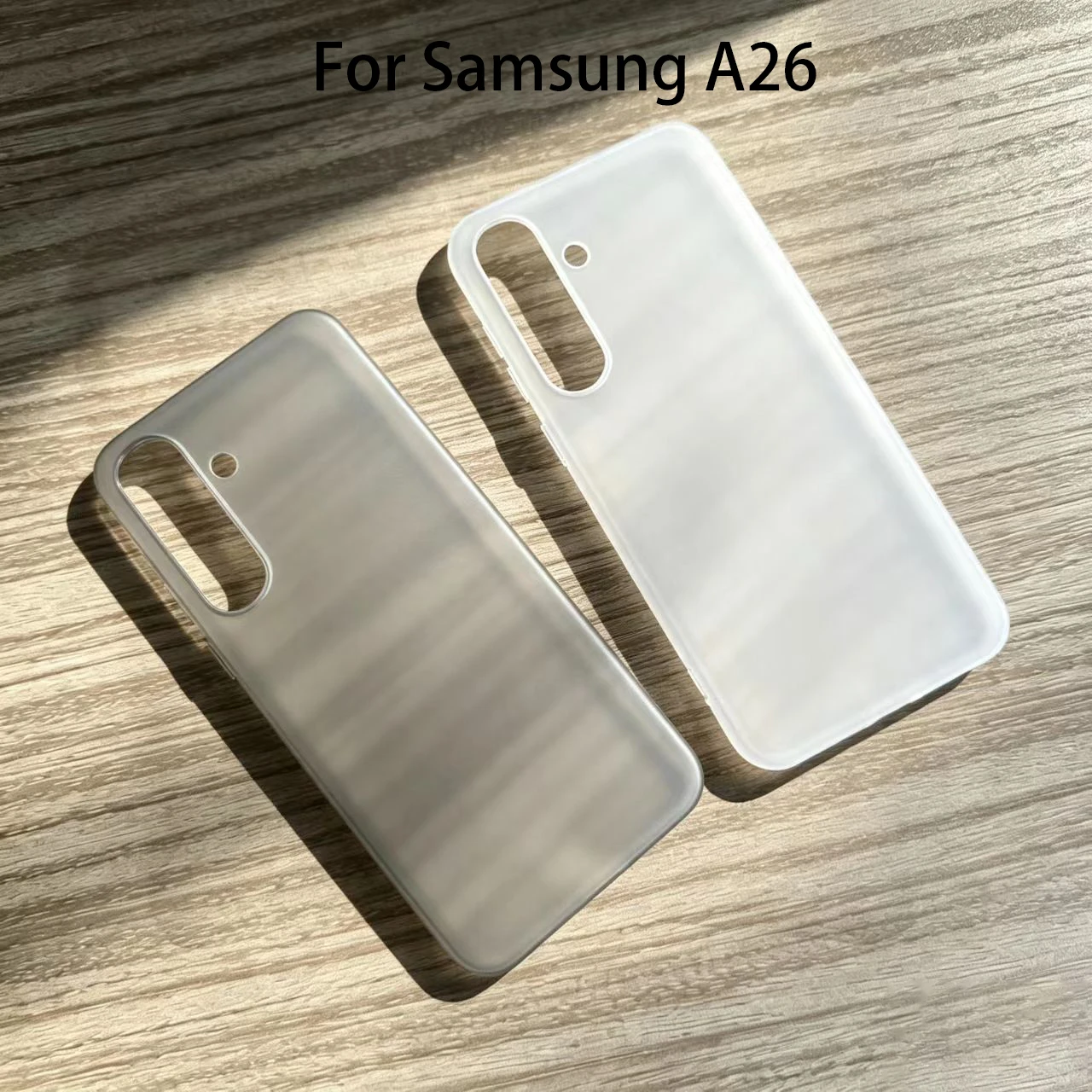 Ultra Thin Soft Matte Phone Case For Samsung Galaxy A26 Clear White Gray Shockproof Cover Coque