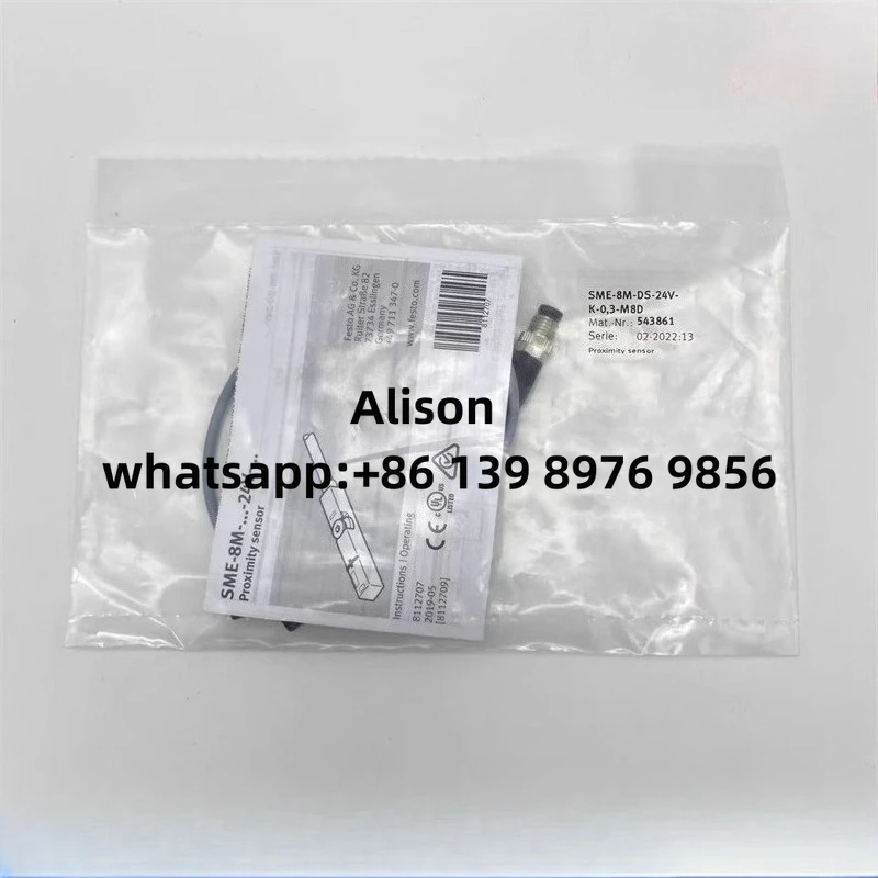 

Оригинальный индуктивный датчик приближения 3-жильный магнитный переключатель SME-8M-DS-24V-K-0.3-M8D 543861