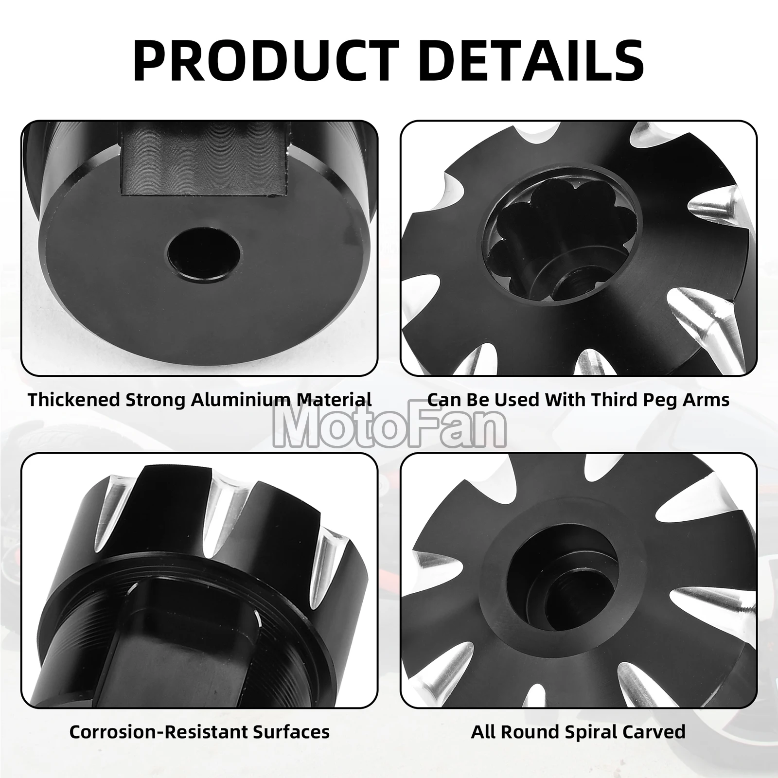 Motorcycle Frame Hole Caps Cover Plug For Cam-Am Spyder 2010-2023 F3-S,F3-T,F3 Limited, Spyder F3 Limited Speceal Series