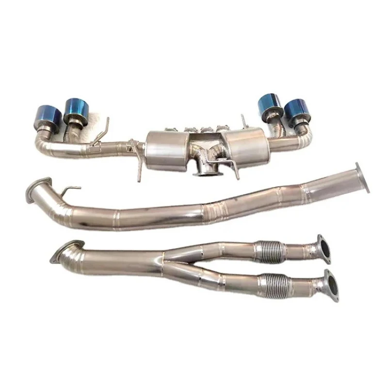 

Custom Titanium Alloy Exhaust Catback with Mid Pipe Extreme Turbo Systems Muffler Tail Pipe Exhaust Y Pipe Downpipe