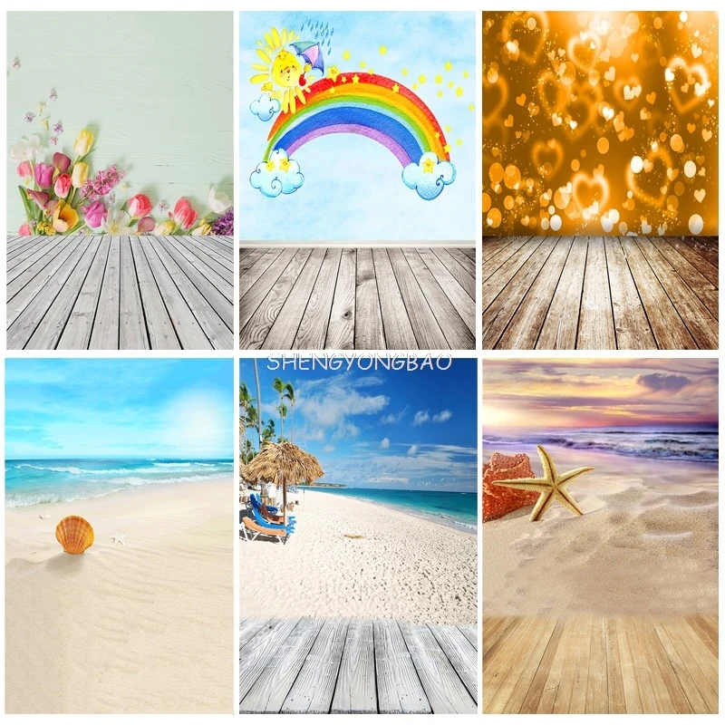 Wood panel Solid Colors Photography Backdrops Props Lights and Shadows Dazzle Portrait Photography Background  WP-09