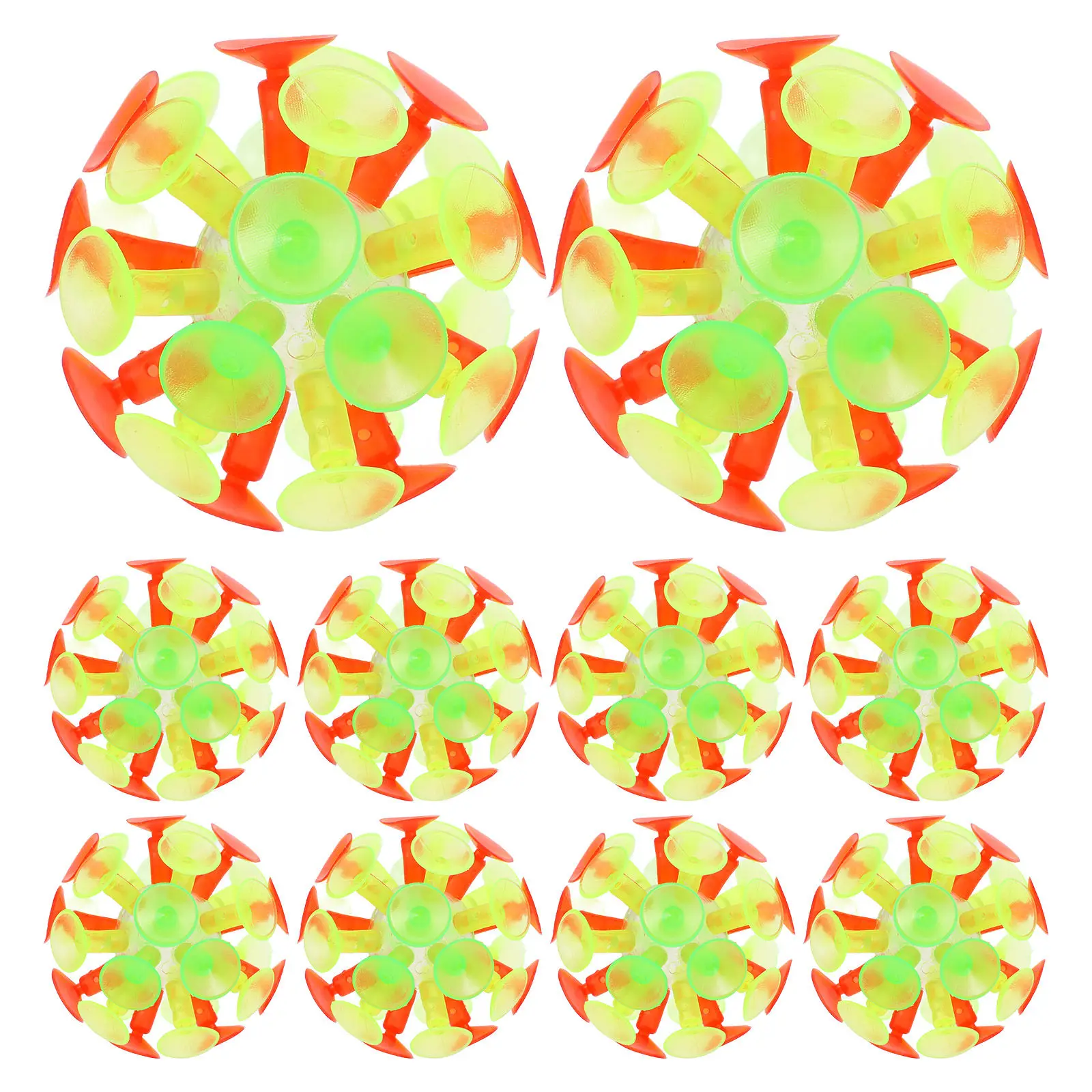 

Многоцветные креативные яркие мячи на присосках для снятия стресса, интерактивные развивающие игрушки для детей и взрослых