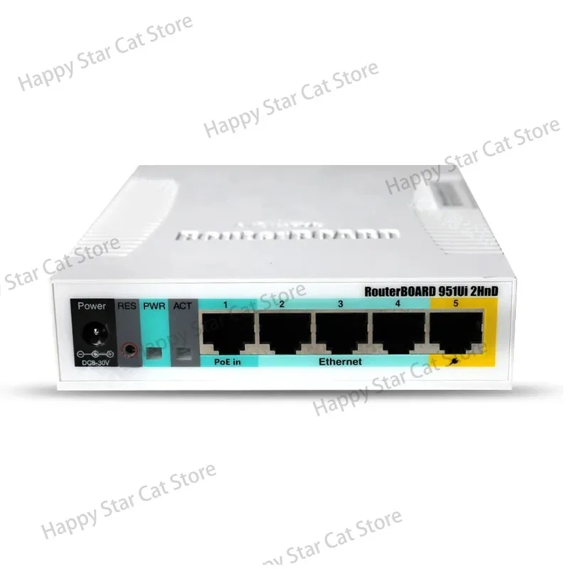 Mikrotik RB951Ui-2HnD wireless router POE power supply output 1000mw