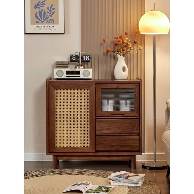 side cabinet, guest restaurant storage locker, log tea cabinet light luxury multi-function