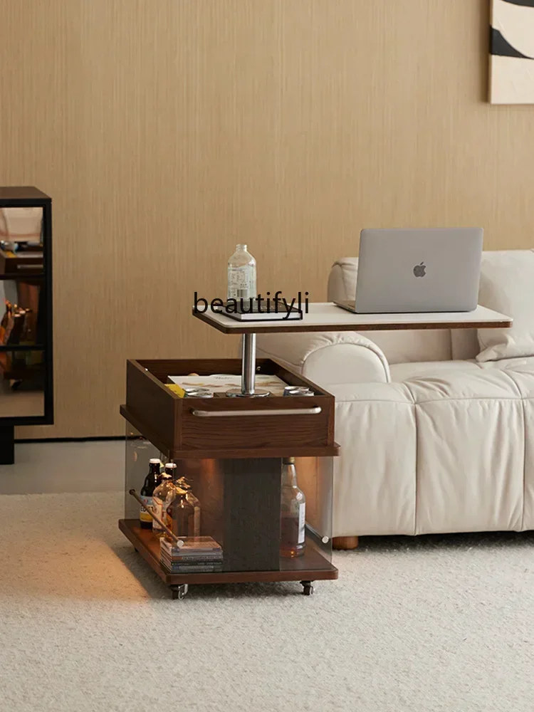 

45Light Luxury Advanced Portable Home Bedroom Side Table Living Room Sofa Side Cabinet Simple Coffee Table